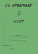 FC Groningen v Glasgow Celtic 09-Jul-1997