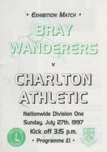Bray Wanderers v Charlton Athletic 27-Jul-1997