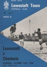 Lowestoft Town v Chatteris 12-Oct-1968