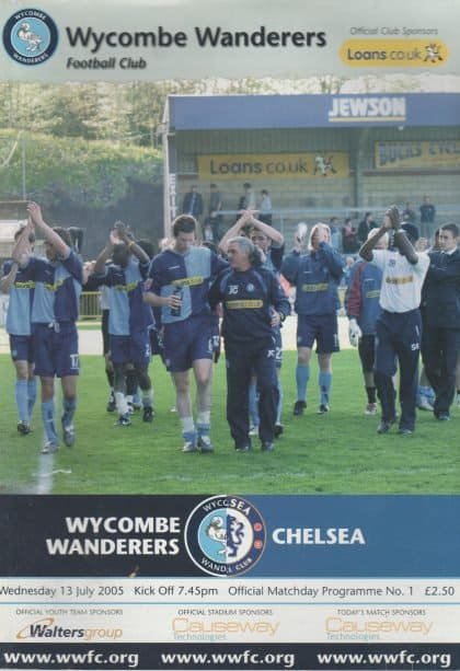 Wycombe Wanderers v Chelsea  13-Jul-2005