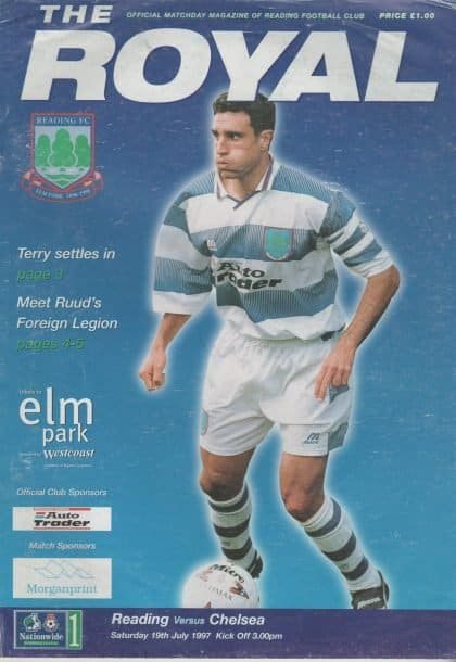 Reading v Chelsea 19-Jul-1997