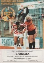 Wokingham Town v Chelsea  01-Aug-1992