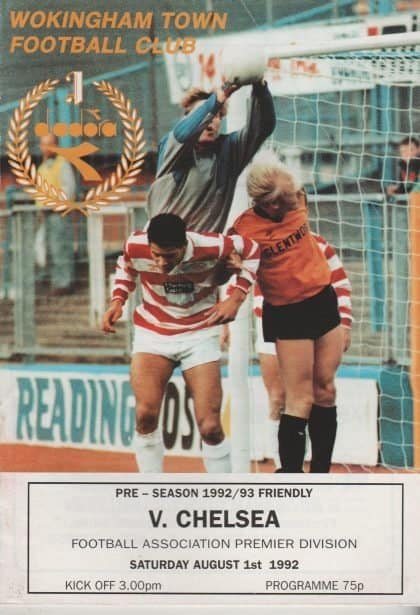 Wokingham Town v Chelsea  01-Aug-1992