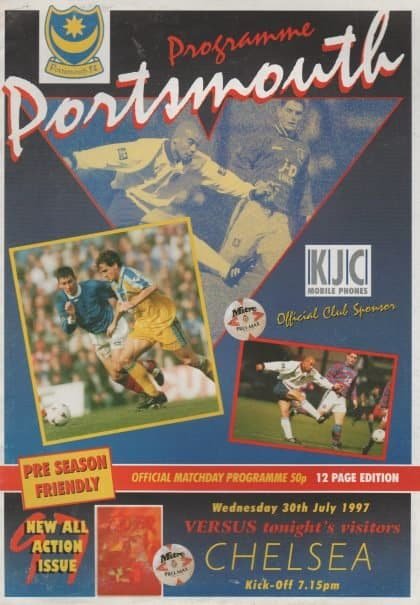 Portsmouth v Chelsea 30-Jul-1997