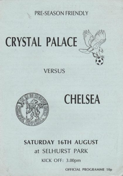 Crystal Palace v Chelsea 16-Aug-1986