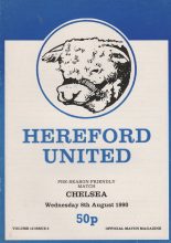 Hereford United v Chelsea 08-Aug-1990