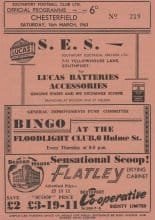 Southport v Chesterfield  16-Mar-1963