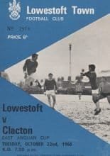 Lowestoft Town v Clacton 22-Oct-1968