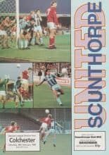 Scunthorpe United v Colchester United 18-Feb-1989