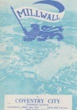 Millwall v Coventry City 18-Apr-1964