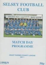 Selsey v Crystal Palace 1999-00