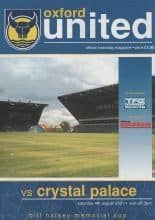 Oxford United v Crystal Palace  04-Aug-2001