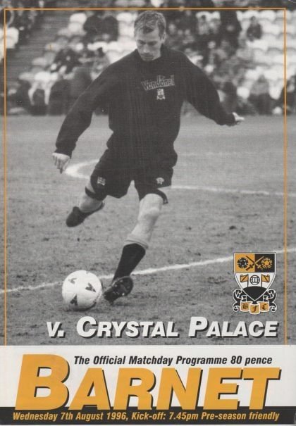 Barnet v Crystal Palace 07-Aug-1996