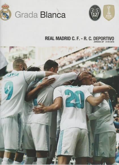 Real Madrid v Deportivo La Coruna  21-Jan-2018