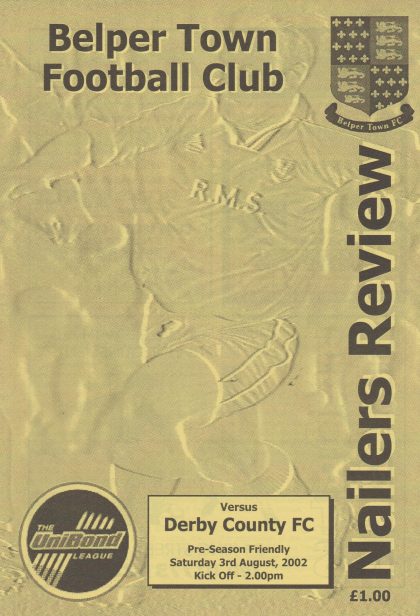 Belper Town v Derby County 03-Aug-2002