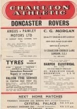 Charlton Athletic v Doncaster Rovers 25-Dec-1957