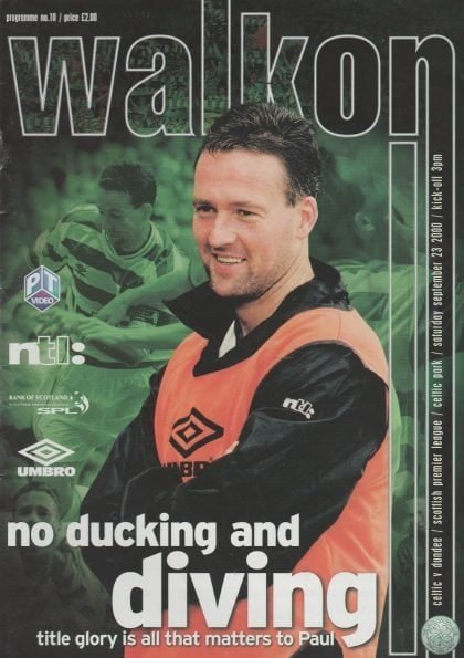 Glasgow Celtic v Dundee 23-Sep-2000
