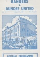 Glasgow Rangers v Dundee United 19-Aug-1967