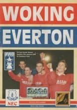 Woking v Everton  27-Jan-1991