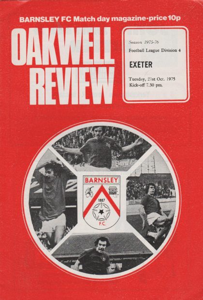 Barnsley v Exeter City 21-Oct-1975