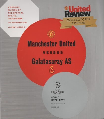 Manchester United v Galatasaray 19-Sep-2012
