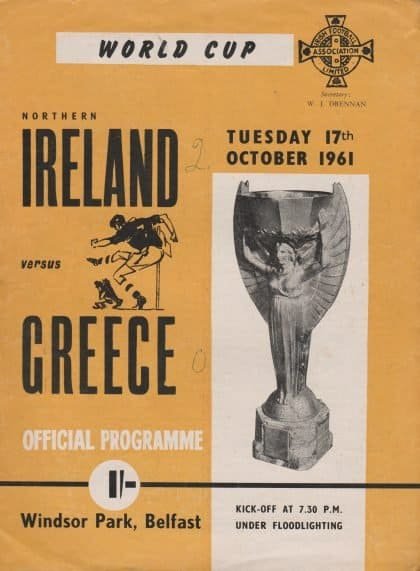 Northern Ireland v Greece  17-Oct-1961