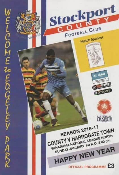 Stockport County v Harrogate Town 01-Jan-2017