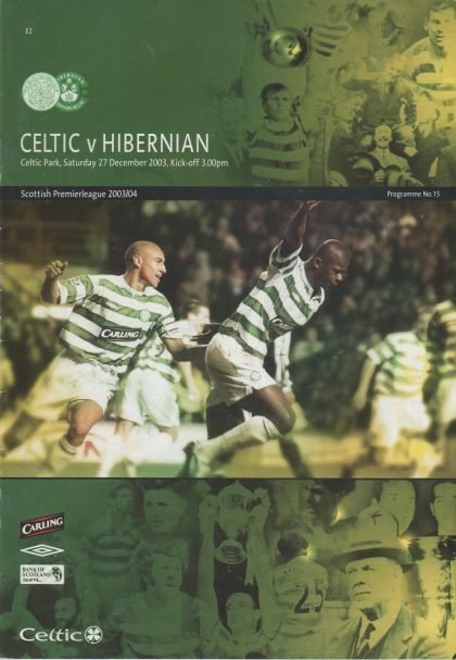 Glasgow Celtic v Hibernian 27-Dec-2003