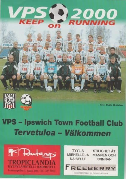 VPS Vaasa v Ipswich Town  21-Jul-2000
