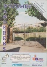 Wycombe Wanderers v Kidderminster Harriers 23-Sep-1989