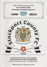 Stockport County v Kidderminster Harriers 29-Oct-2016