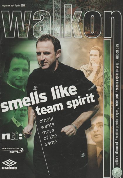 Glasgow Celtic v Kilmarnock  13-Aug-2000