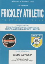 Frickley Athletic v Leeds United XI 22-Jul-2004