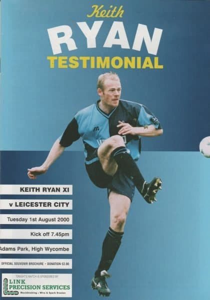 Keith Ryan XI v Leicester City  08-Aug-2000