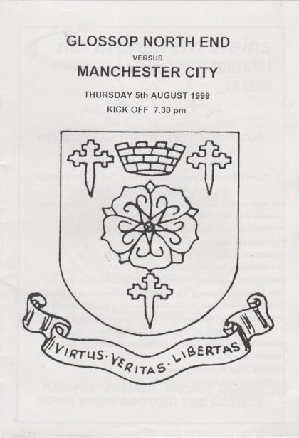 Glossop North End v Manchester City  05-Aug-1999