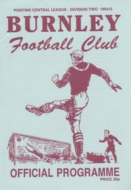 Burnley Reserves v Manchester City Reserves 19-Oct-1994