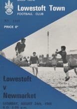 Lowestoft Town v Newmarket Town 24-Aug-1968