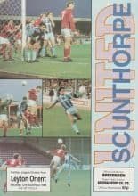 Scunthorpe United v Leyton Orient 12-Nov-1988