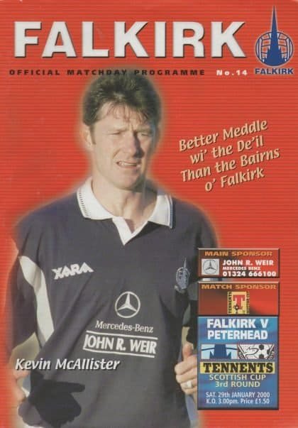 Falkirk v Peterhead  29-Jan-2000