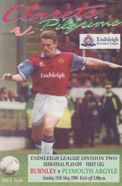 Burnley v Plymouth Argyle   15-May-1994