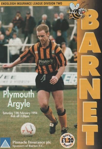 Barnet v Plymouth Argyle 12-Feb-1994