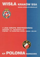 Wisła Kraków v Polonia Warszaw  19-Apr-2002