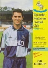Wycombe Wanderers v Portsmouth 07-Aug-1993