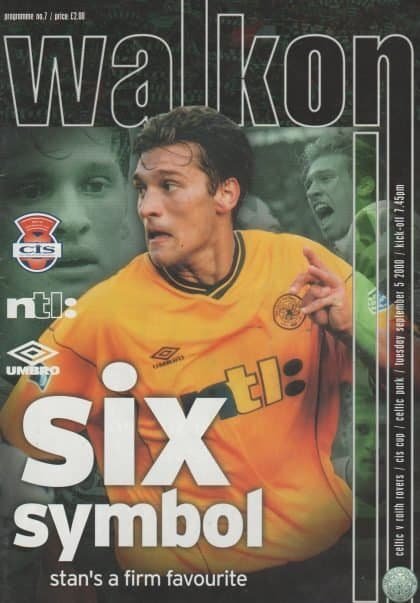 Glasgow Celtic v Raith Rovers 05-Sep-2000