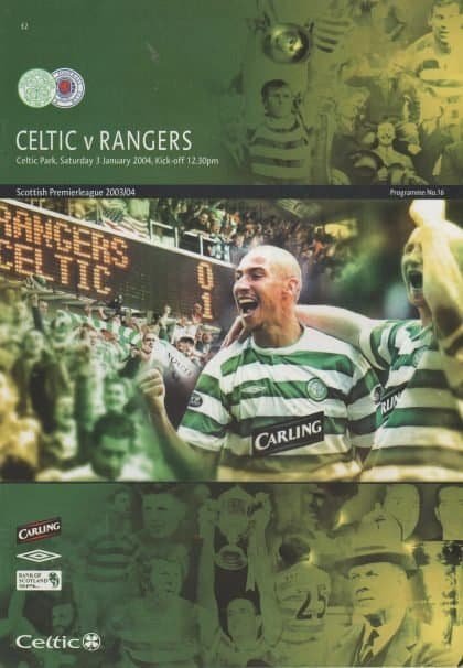 Glasgow Celtic v Glasgow Rangers 03-Jan-2004