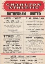 Charlton Athletic v Rotherham United 04-Apr-1958