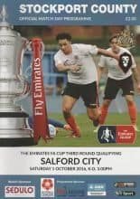 Stockport County v Salford City    01-Oct-2016