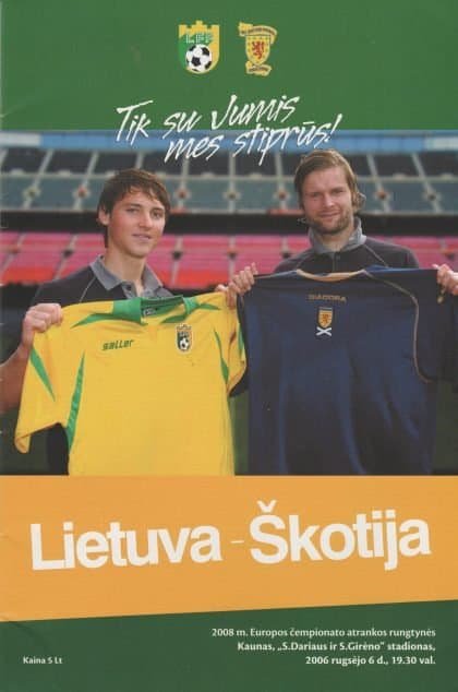 Lithuania v Scotland 06-Sep-2006