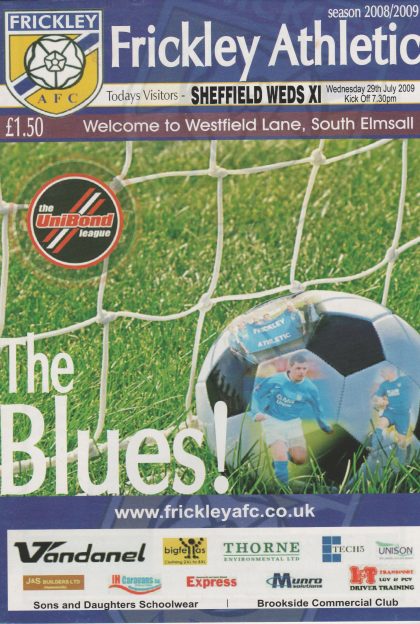 Frickley Athletic v Sheffield Wednesday XI  29-Jul-2009