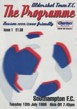 Aldershot Town v Southampton  13-Jul-1999